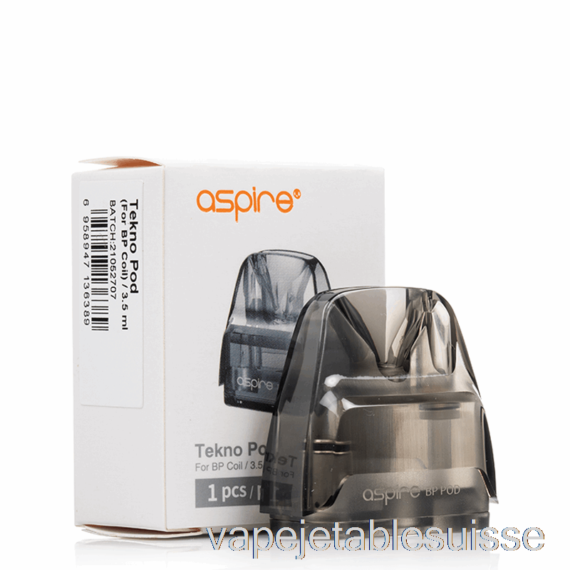 Vape Suisse Aspire Tekno Dosettes De Remplacement [bp] Pod De 3,5 Ml - Bobine Non Incl.